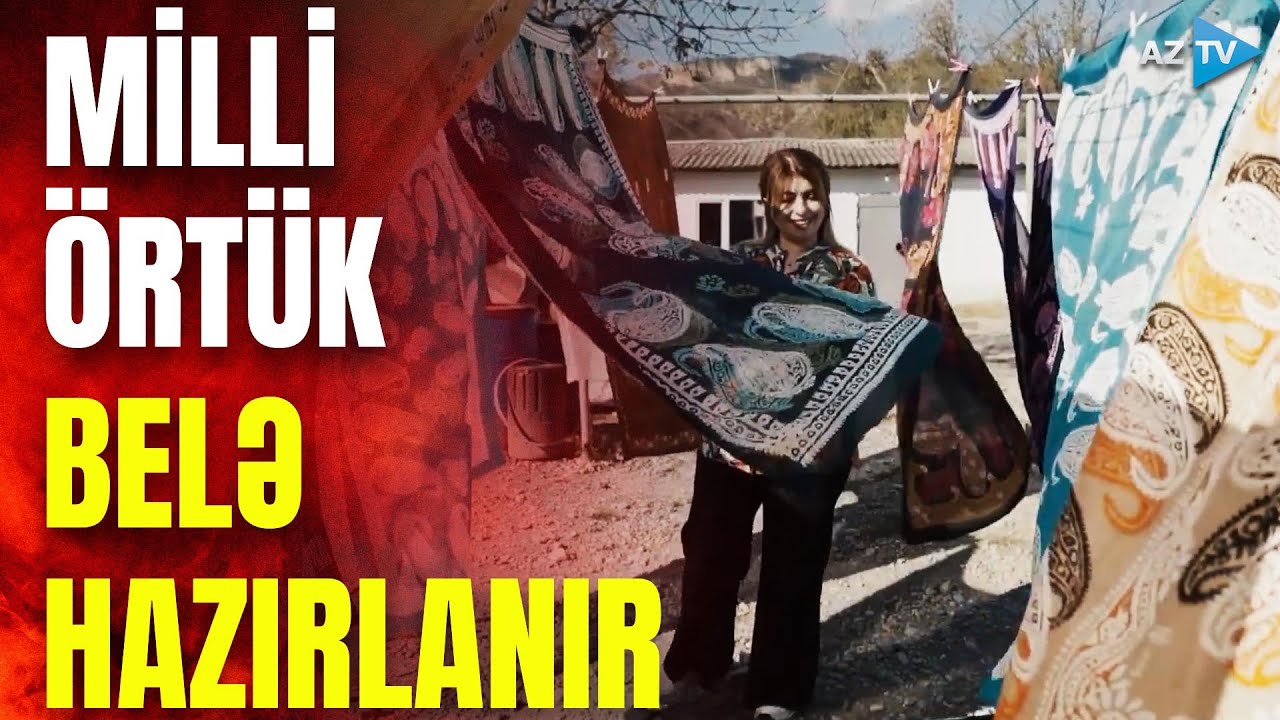 Azərbaycan kəlağayısı necə istehsal edilir? - Qarakolluq kəndində xüsusi müəssisə