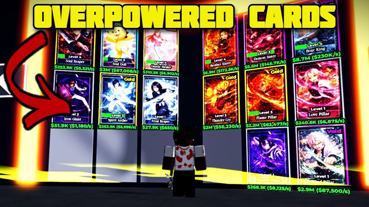 I Pulled INSANE Anime Cards… Roblox Anime Card Collection