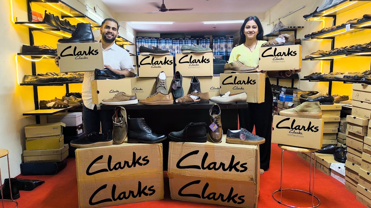 100% Original | Cheapest Price Branded Leather Shoes | Upto 91% Off On Big's Brand's Clarks, Lacoste