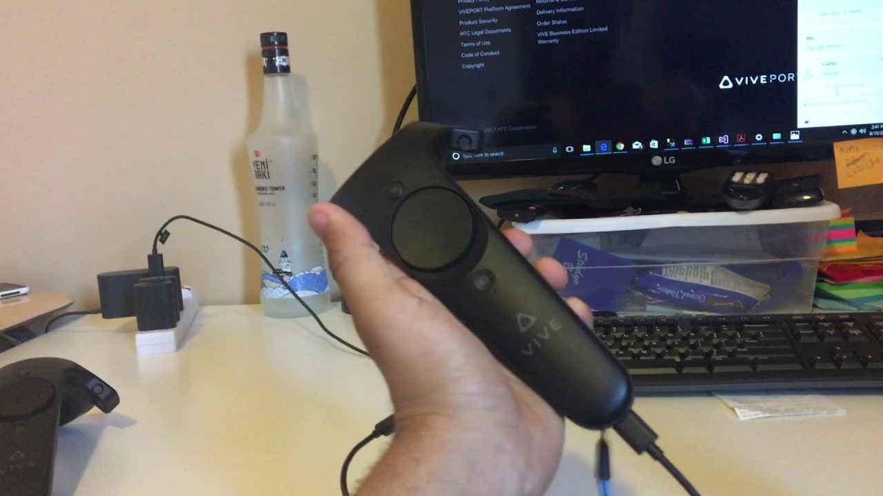 HTC vive controller doesn't work