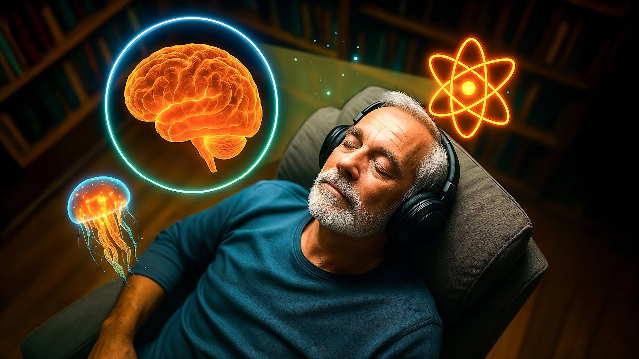 Brain Massage While You Sleep, Melatonin Release, Stop Overthinking, Worry & Stress - 528Hz