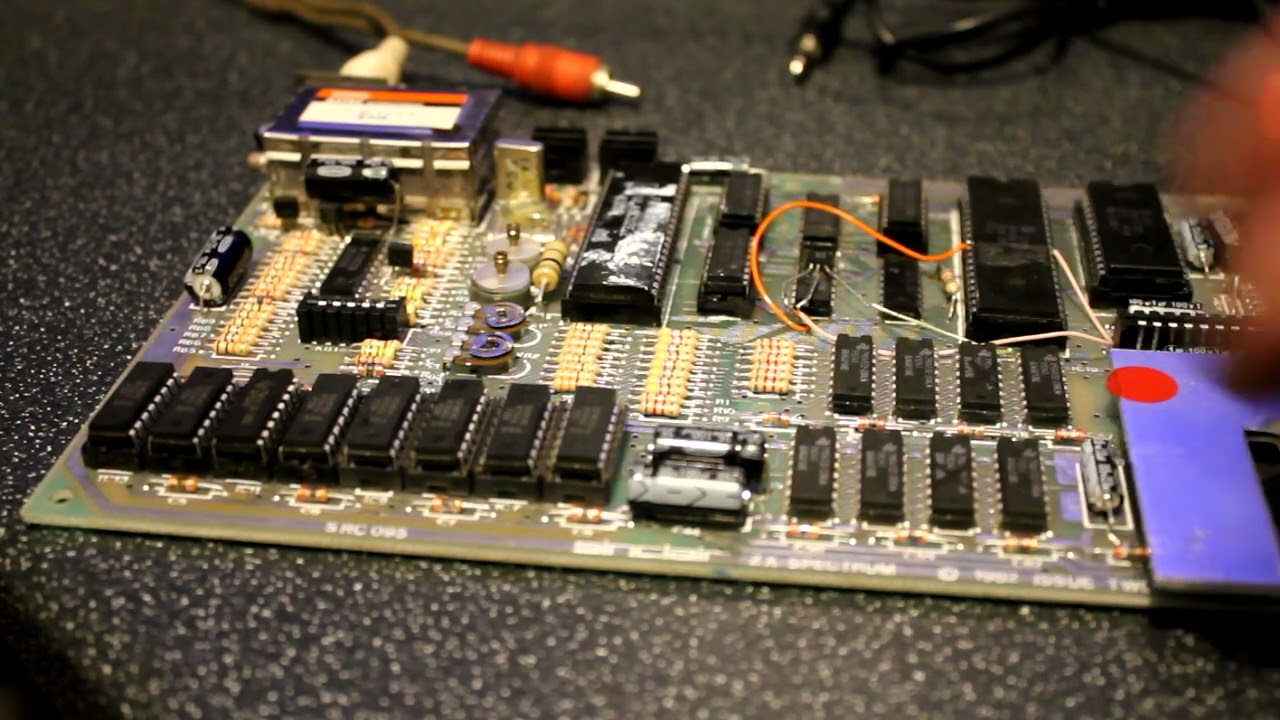 ZX Spectrum. Brand new ULA chip. Retroleum  Nebula.