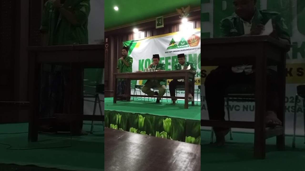 PERGANTIAN KETUA PAC ANSOR DUDUKSAMPEYAN || SAMBUTAN KETUA TERPILIH