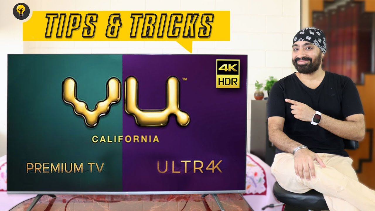 Tips & Tricks for VU 4K Premium & VU 4K Ultra TV - Hidden Features - TECH SINGH