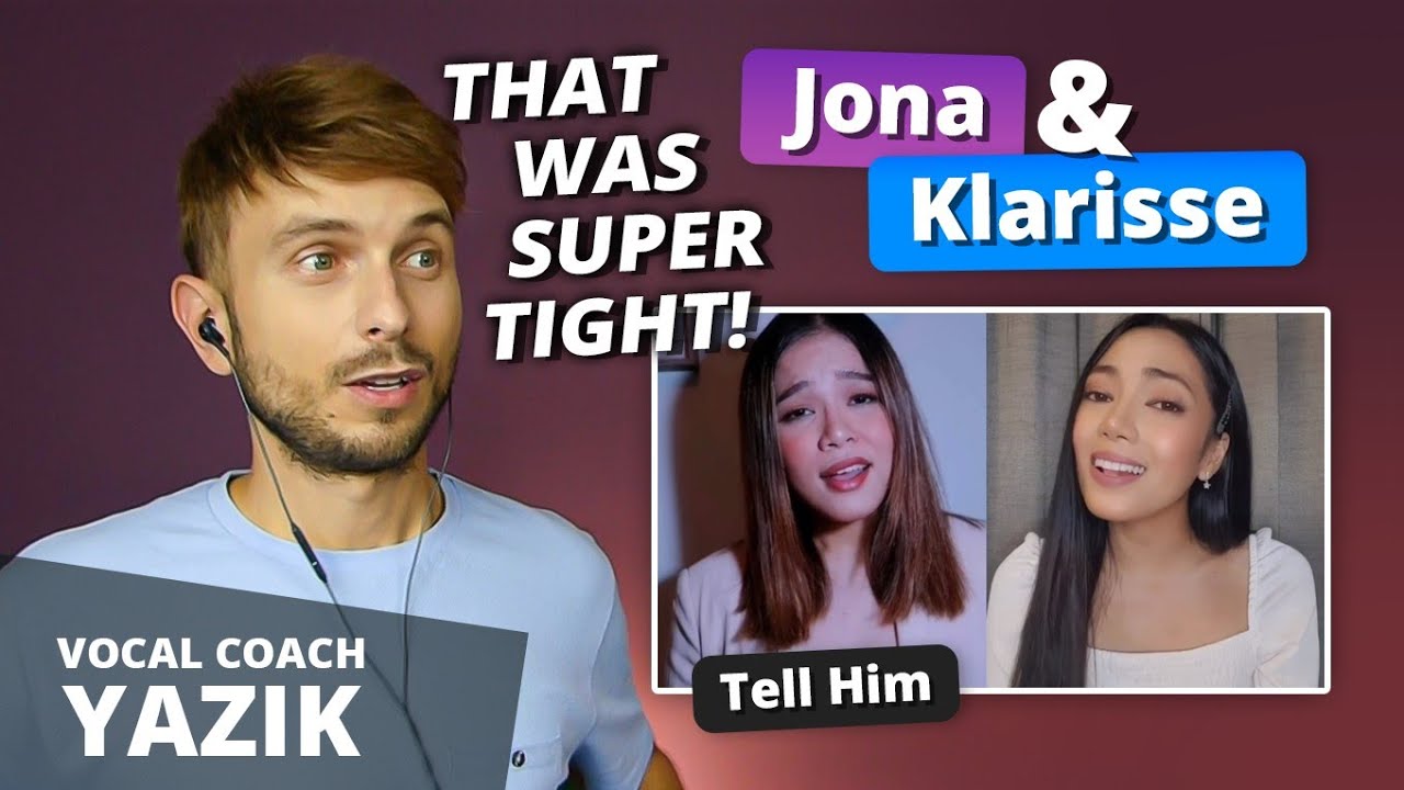 Vocal Coach YAZIK reaction to Jona & Klarisse - Tell Him