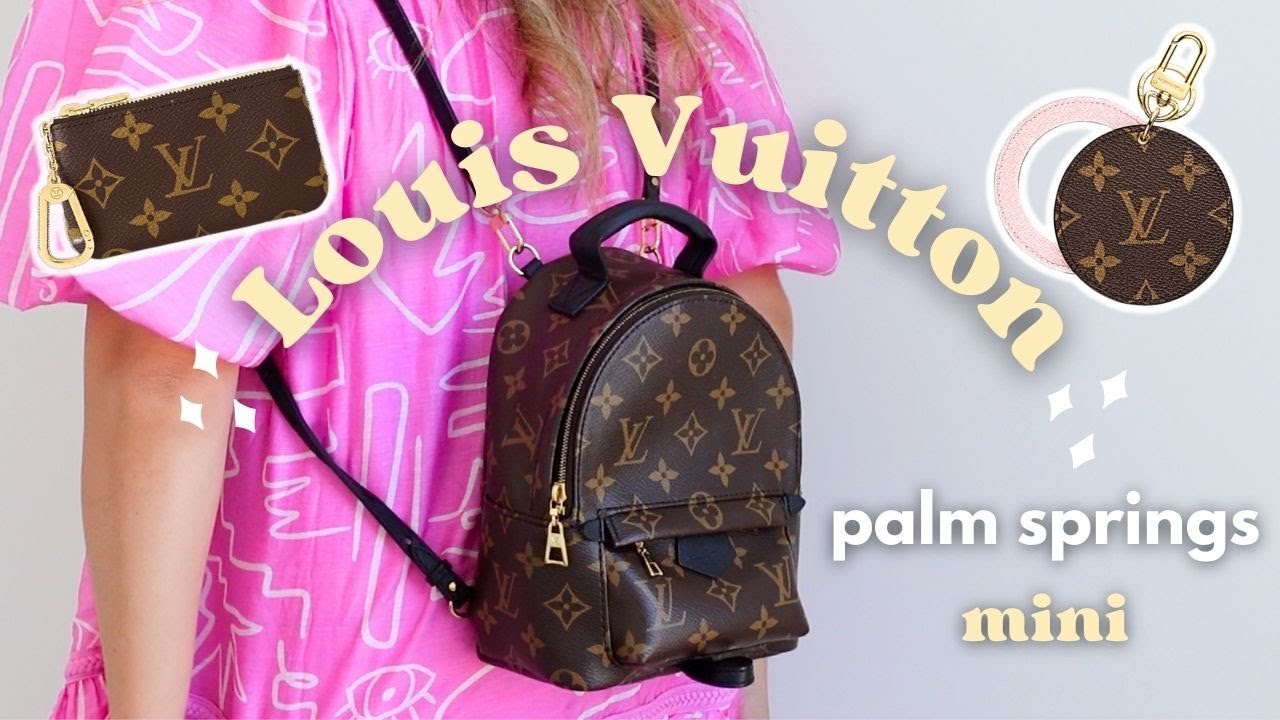 🤎 LOUIS VUITTON palm spring mini backpack review | PROS & CONS & how to shorten straps