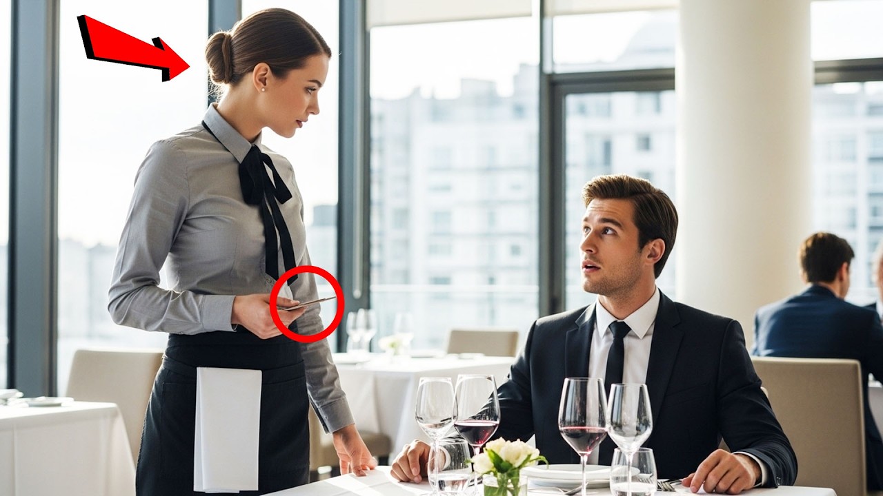 “Man, Don’t Push Me” — Bold Waitress Stands Up to a Billionaire, Outcome Shocks Everyone