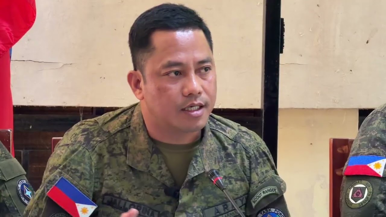 Press Conference on the Neutralization of High-Ranking Rebel Leader, Ka Tado, by 403rd Brigade