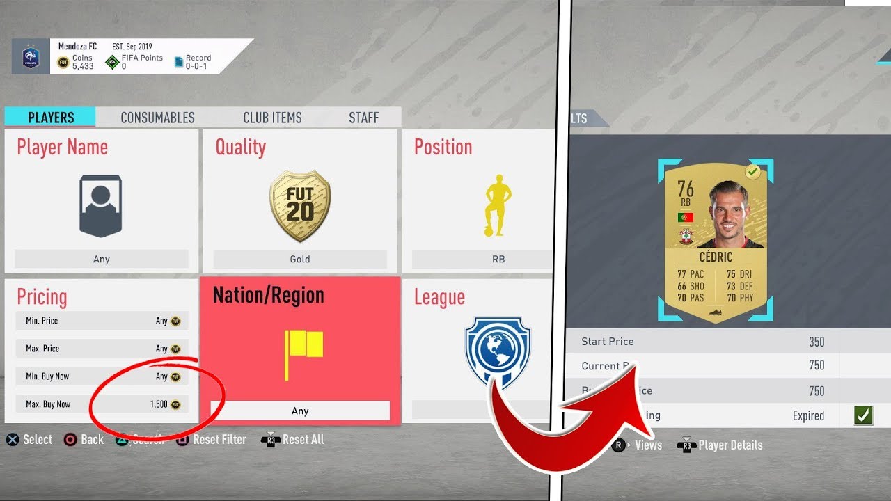 MOST INSANE SNIPING FILTER THAT MAKES 150K+ AN HOUR! (FIFA 20 TRADING)