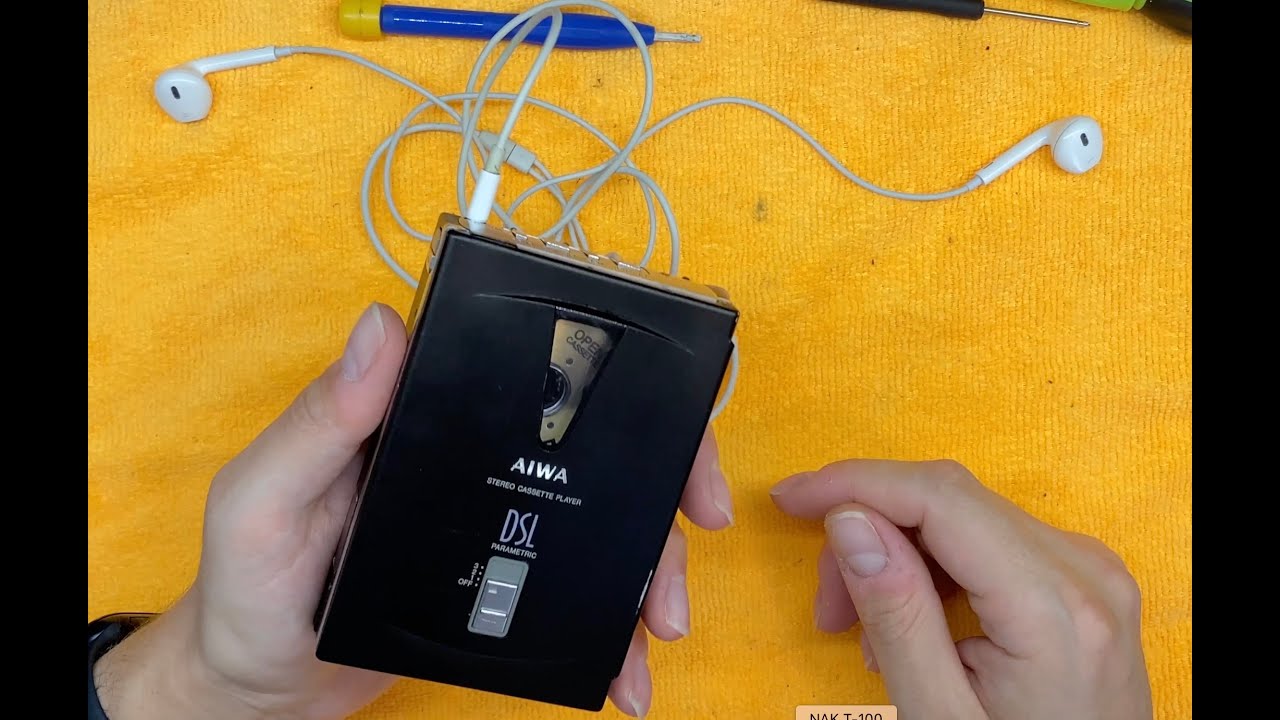 AIWA HS-PL30 walkman - cassette player repair fix #diy #repair #japan special E0038