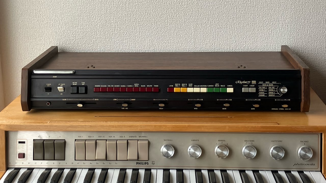 Roland Rhythm TR-77(ap092) demo［organ69］