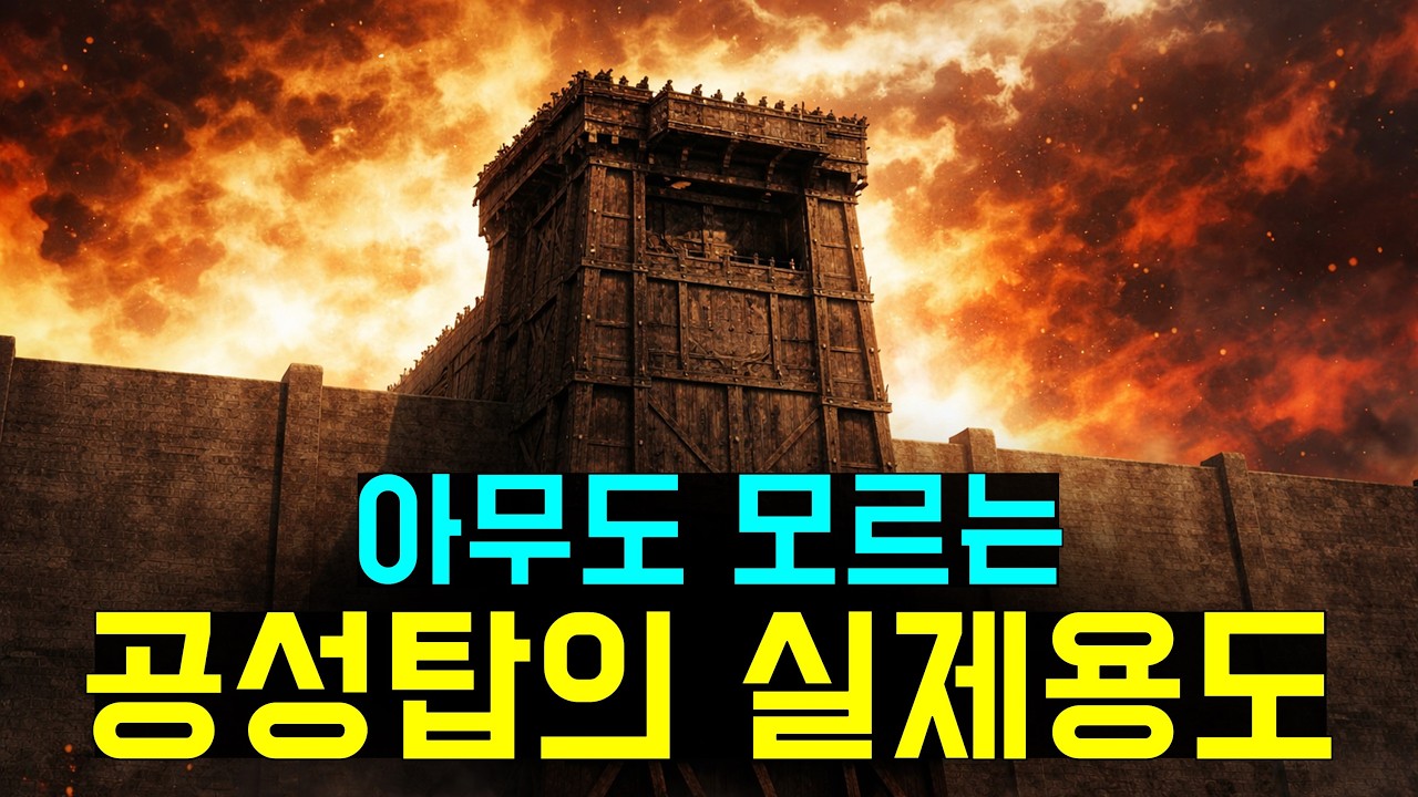 실제로 공성탑은 이렇게 썼다!