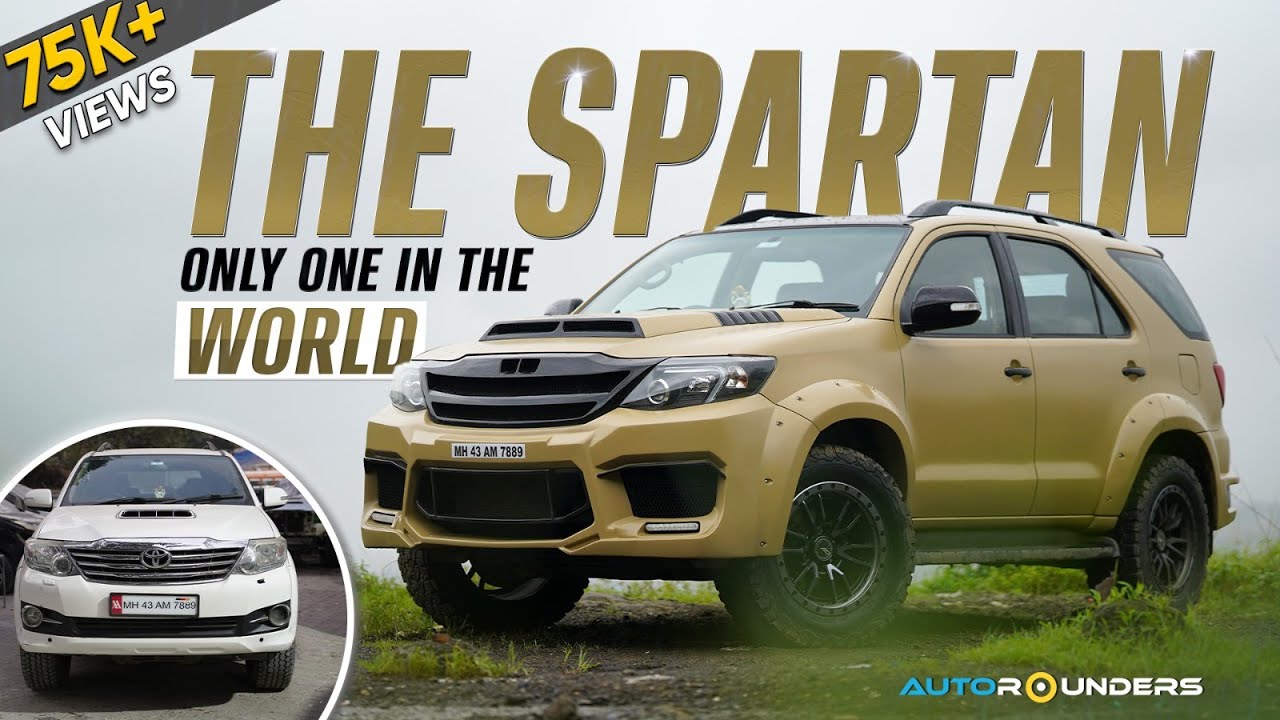 The Spartan: Fortuner With Exclusive Custom Body Kit🔥 | Only One In The World
