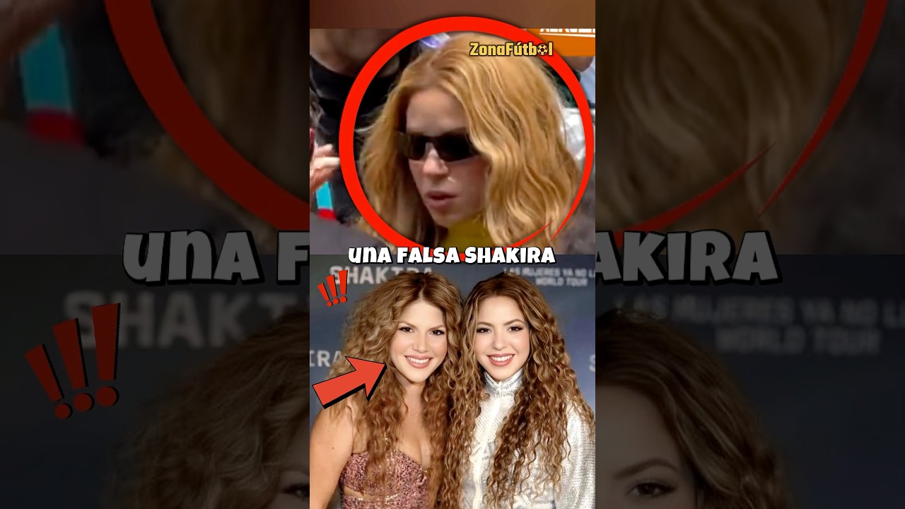 C&oacute;mo la FIFA llev&oacute; a una falsa Shakira al partido inaugural del Mundial. 😳😰