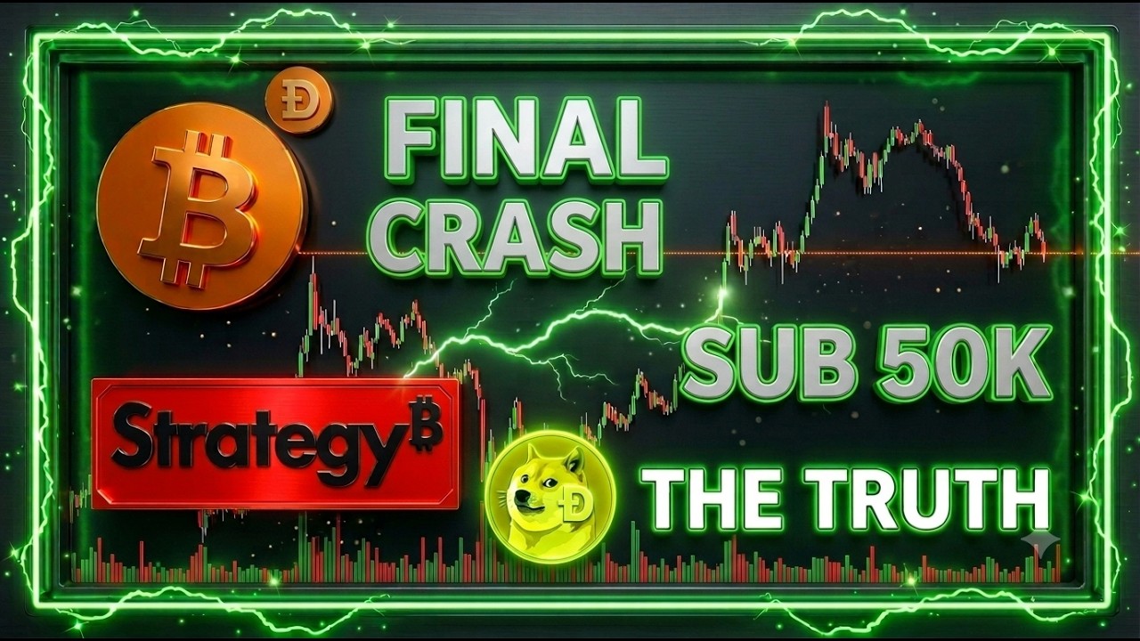 Признаки того, что БИТКОИН УПАДЕТ НИЖЕ 50К? Скорый финал и обвал MSTR и Dogecoin на медвежьем рын...