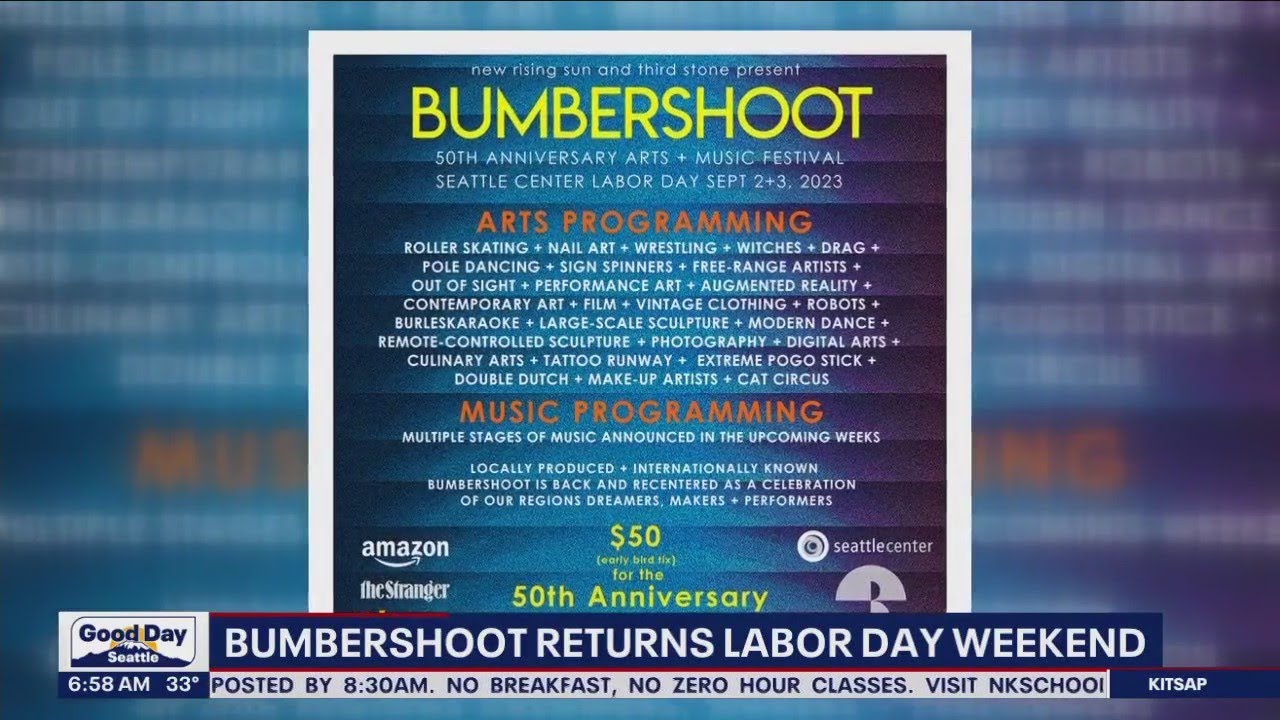 Bumbershoot festival returns Labor Day weekend in Seattle | FOX 13 Seattle
