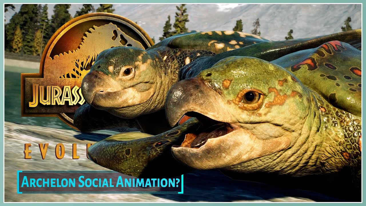 New Archelon Social Animation! | Prehistoric Marine Species Pack | Jurassic World Evolution 2