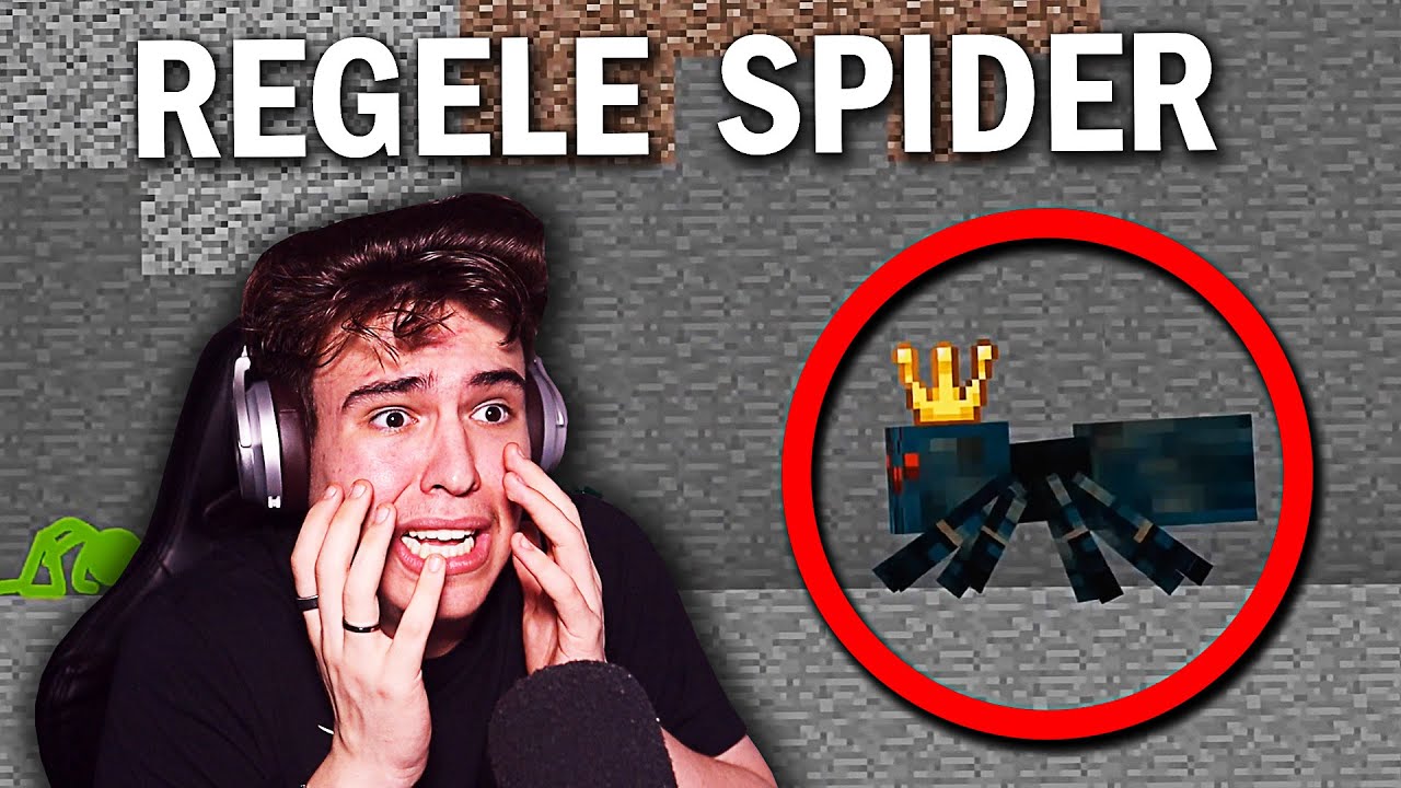 Noul mob REGELE SPIDER! - Reacționez la Minecraft vs Animations Shorts