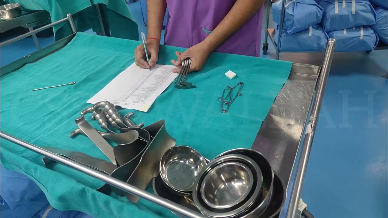 Assembling and checking process of instruments in cssd | #cssd #medical