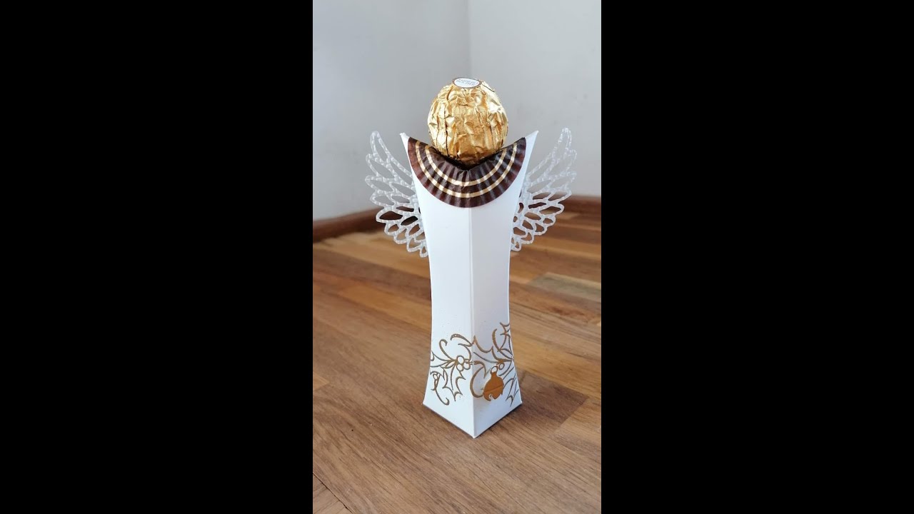 Schoki Engel- Chocolate angel with stampin `up! (English subtitle)