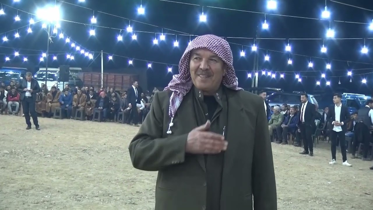 احمد الفراتي ومنير ابو شعيلة يقدمان حفل زفاف فؤاد سنجار افراح ال سنجار في برشايا الجزء الثاني