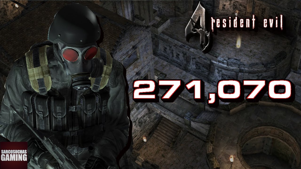 RE4 PC 60fps Mercenaries - HUNK - Castle - 271,070