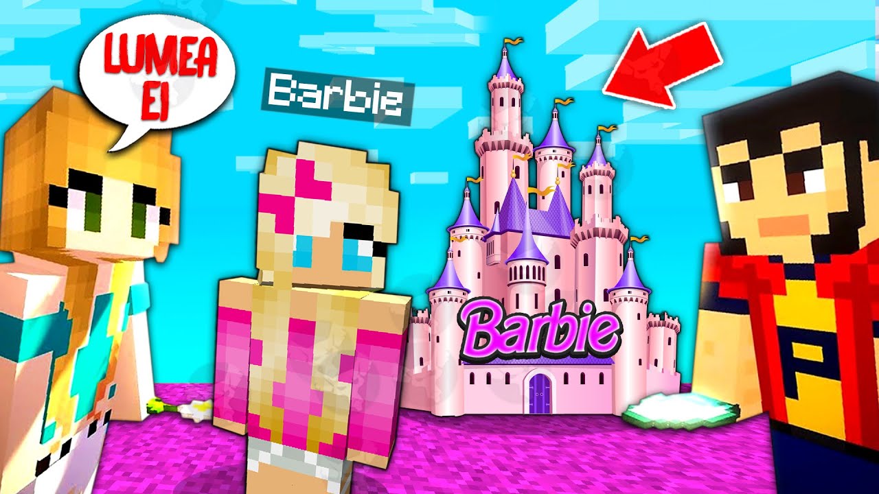 MINECRAFT! BARBIE ne ARATA LUMEA EI! E frumos?
