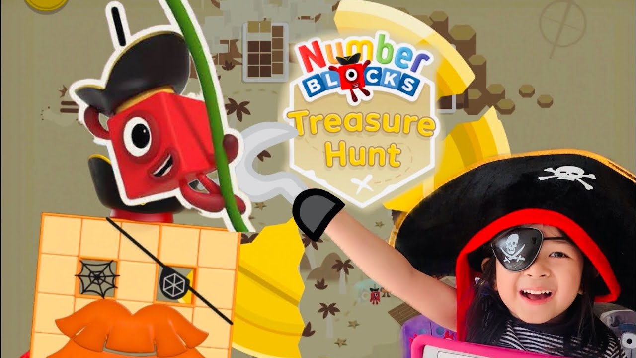 Learn Math with Pirate Gabby | Numberblocks Treasure Hunt Gameplay | Baby Playful #funmath