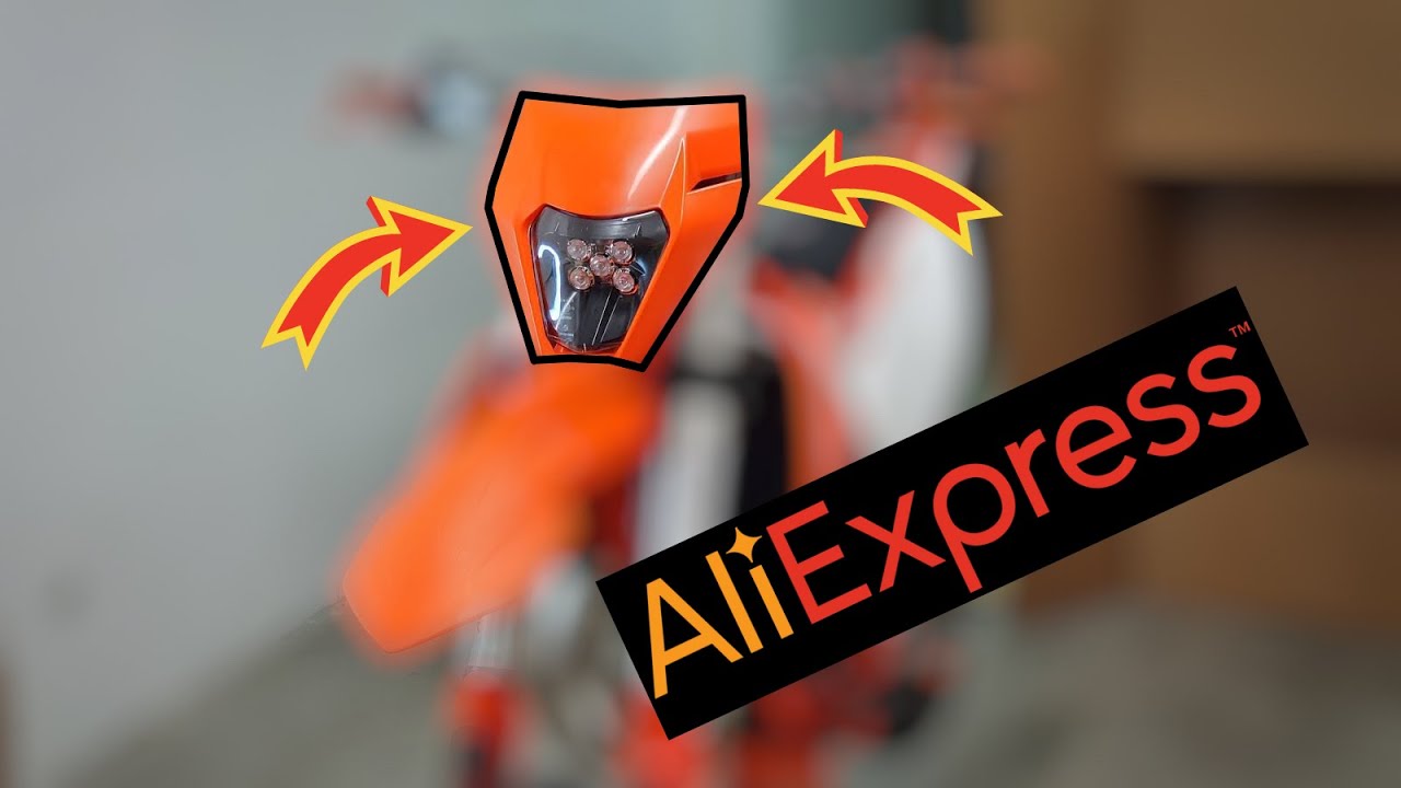 TEST FARO LED ALIEXPRESS KTM (4K)