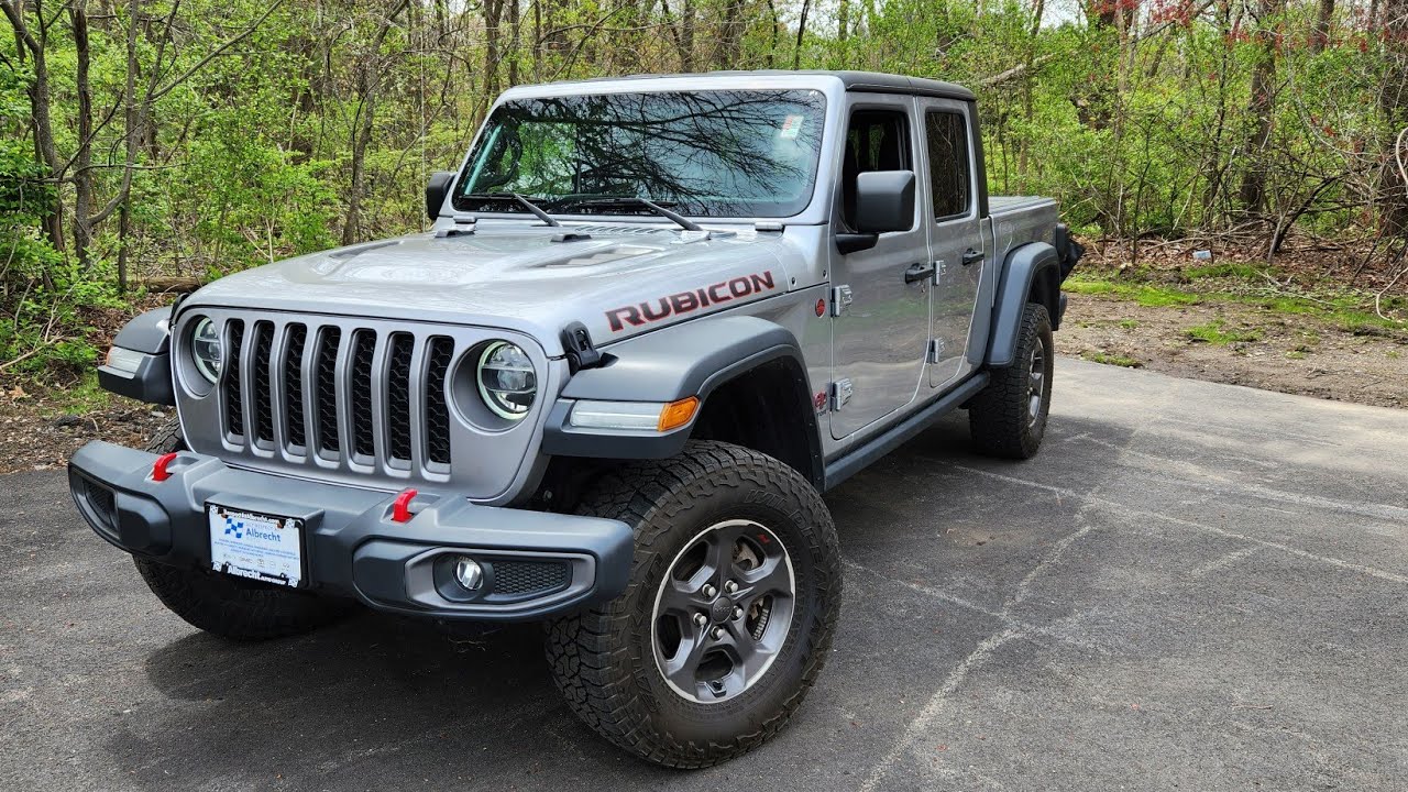 Тест-драйв/обзор Jeep Gladiator Rubicon 2020 года с механической коробкой передач от первого лица