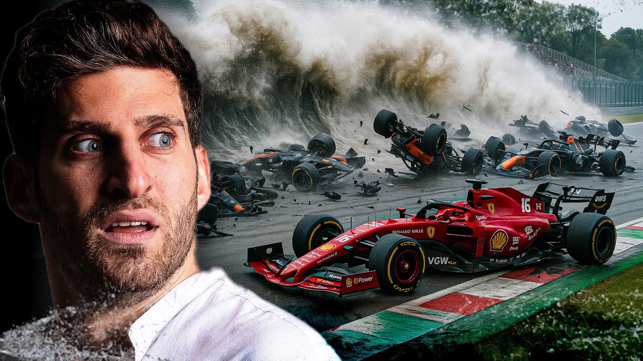 ONDA ANOMALA COLPISCE LA PISTA - Panico e incidenti durante la gara