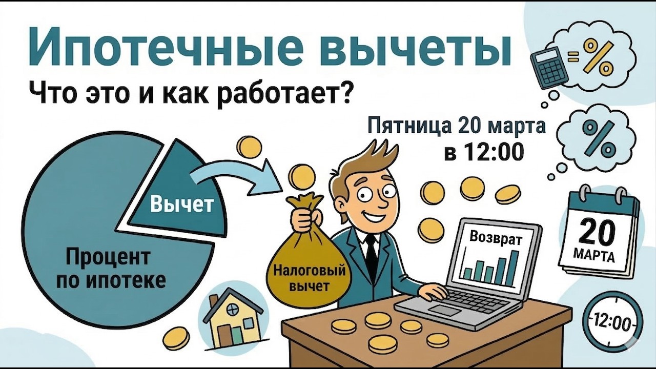 🎥 Прямой эфир: Ипотечные вычеты
