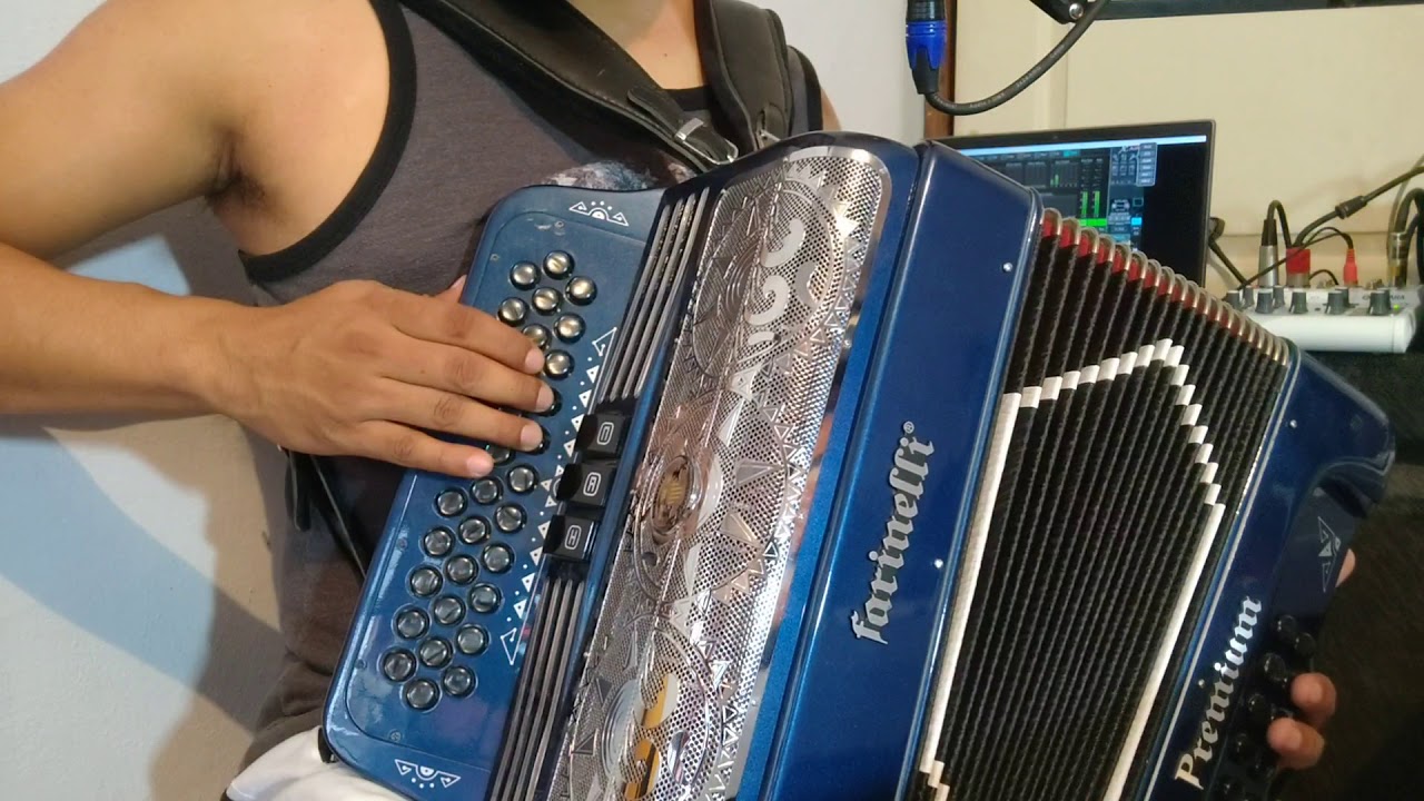 El rey de mil coronas - Acordeón Fa tutorial