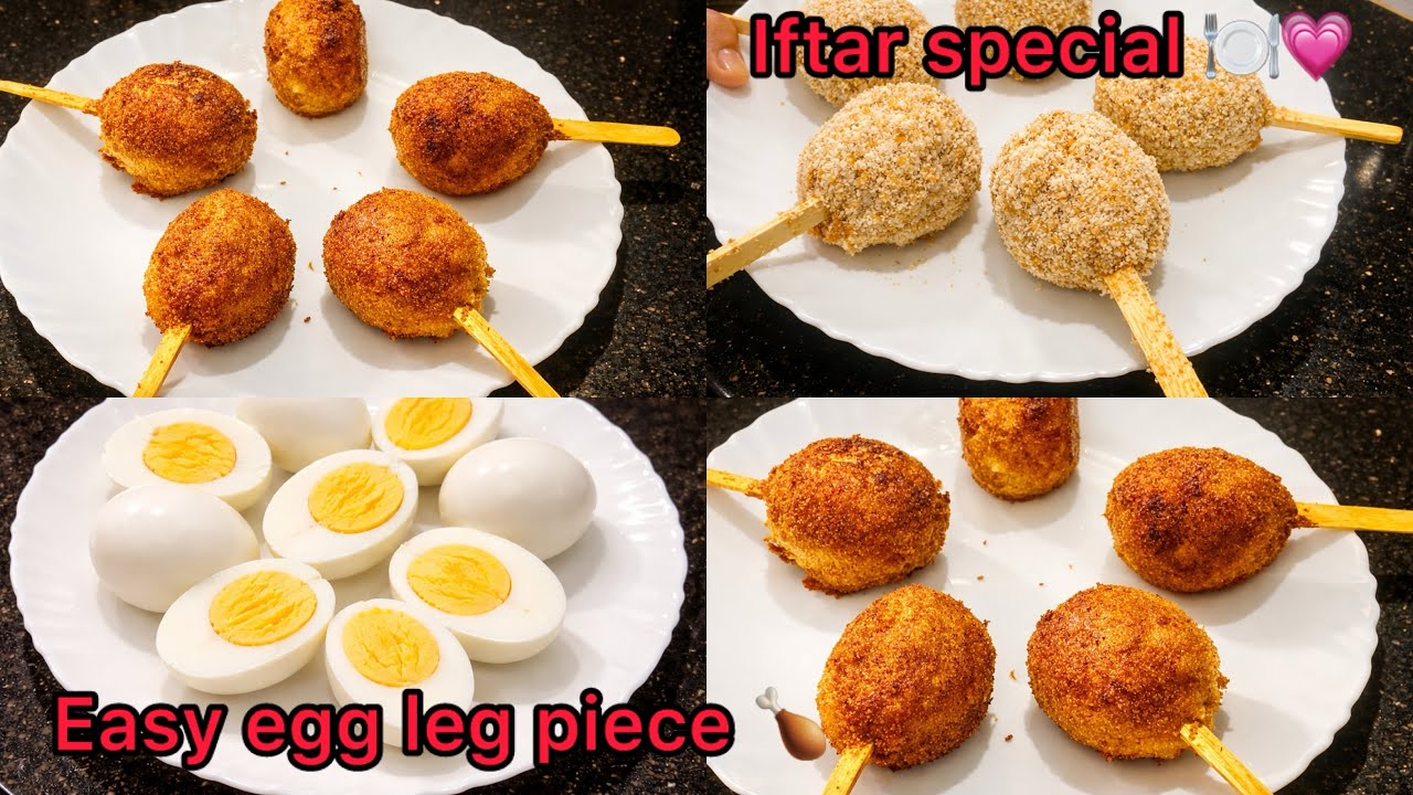 Easy egg leg piece 💗 | iftar special | Ramadan series | evening snacks | egg snacks || easy snacks 