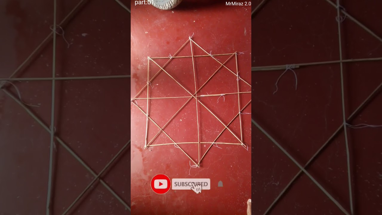 how to make star kite.#shorts