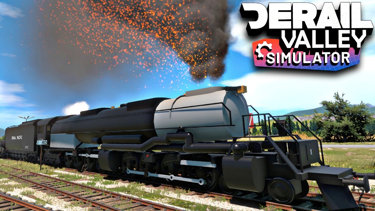 BIG BOY Train Crash Compilation | Derail Valley