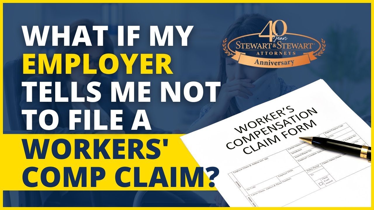 What if My Employer Tells Me Not to File a Workers' Comp Claim?