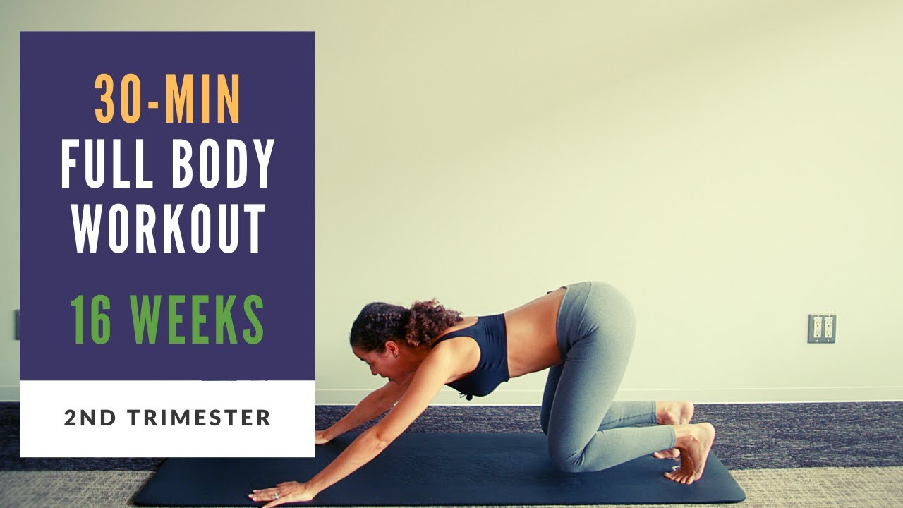 Week 16 of Pregnancy | 30-min Full Body Prenatal Workout