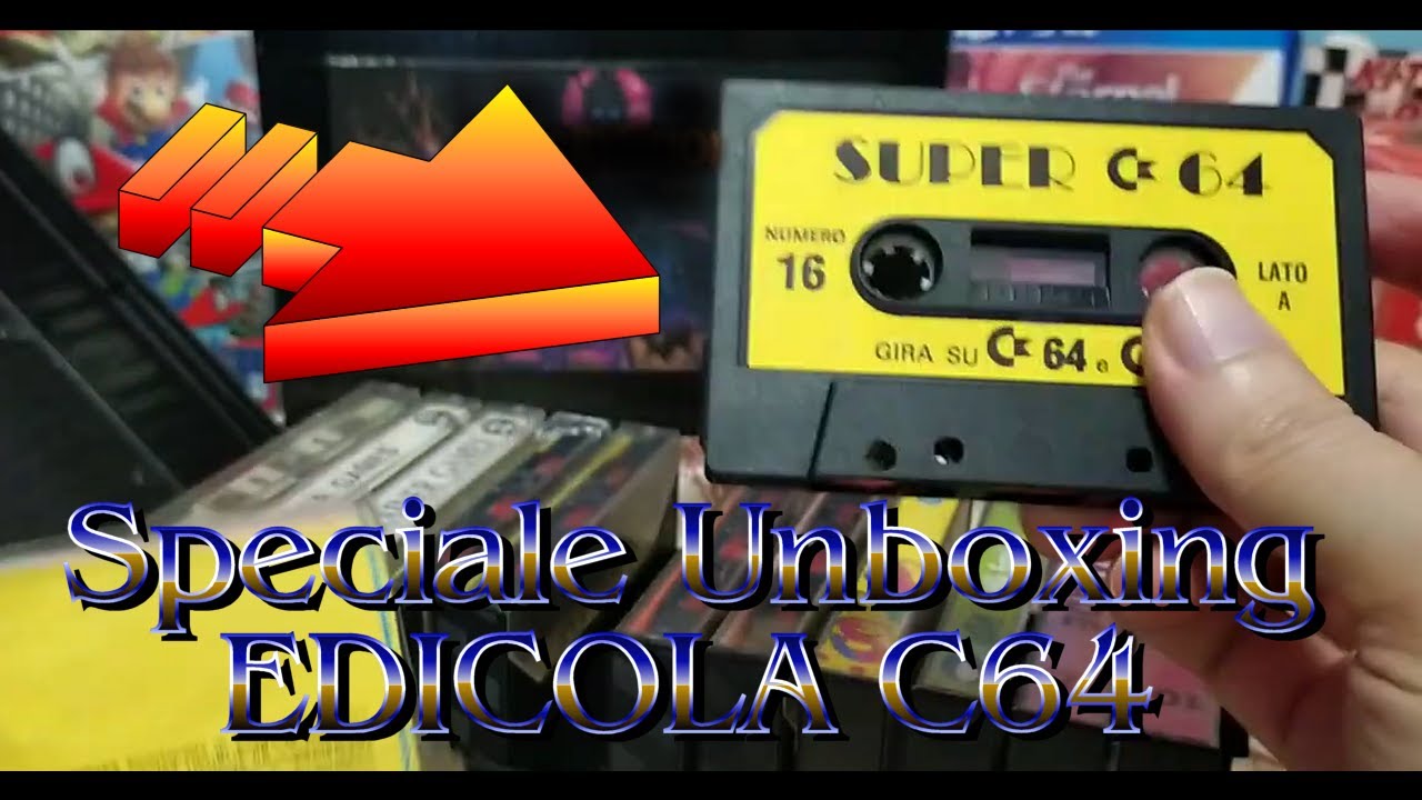 Speciale Unboxing EDICOLA C64 - Ho Ritrovato le Cassette con i Giochi Preferiti della mia Infanzia!!