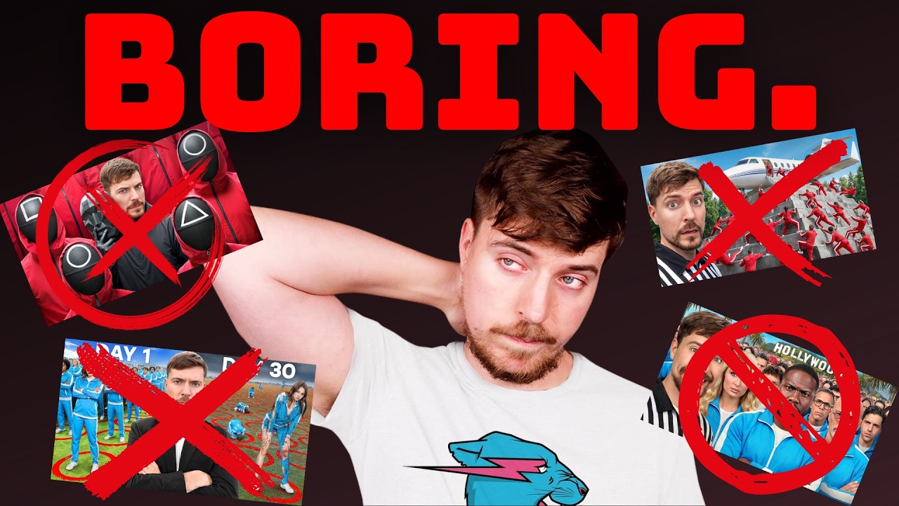 Mr Beast Is Boring Now.