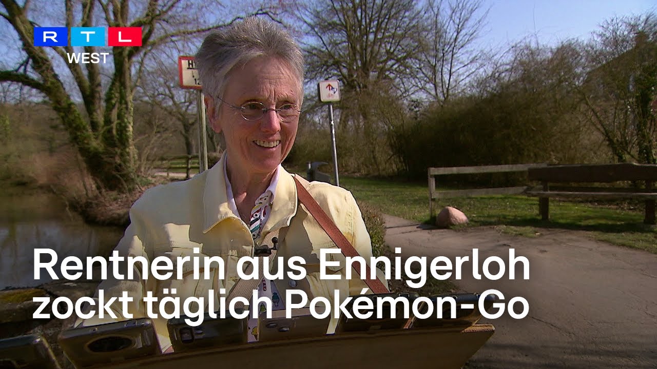 72-jährige Rentnerin spielt täglich Pokémon-Go auf sechs Handys | RTL WEST