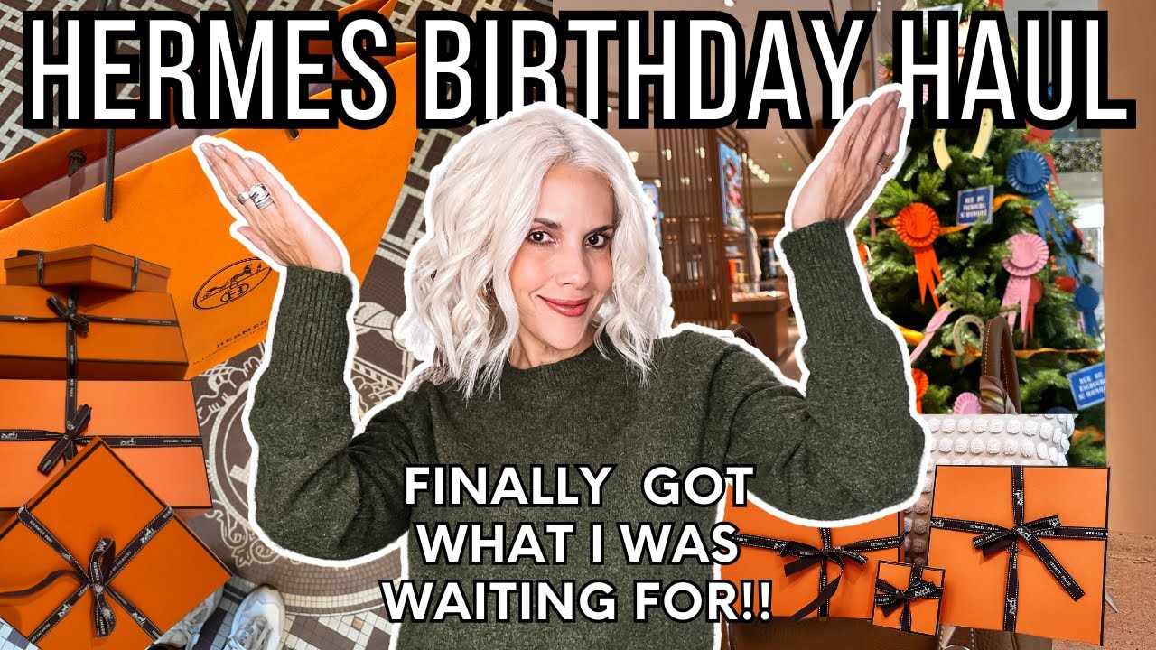 HERMES BIRTHDAY HAUL 🎁😍🍊 I WAS WAITING FOR THIS FOR SO LONG AND FINALLY GOT IT 🥳