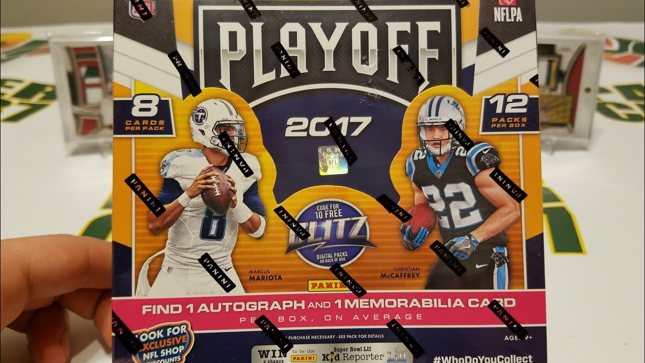 2017 Panini Playoff Football Hobby Box Lol