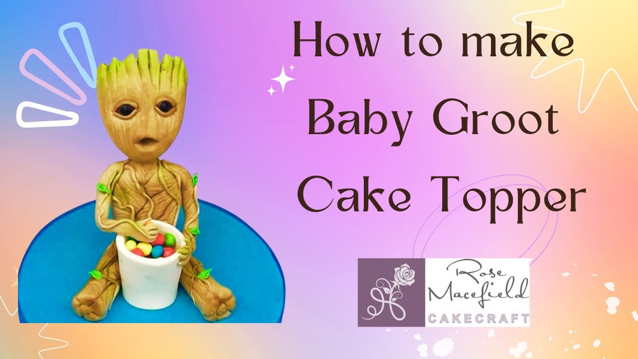 Baby Groot cake topper tutorial Cake Topper