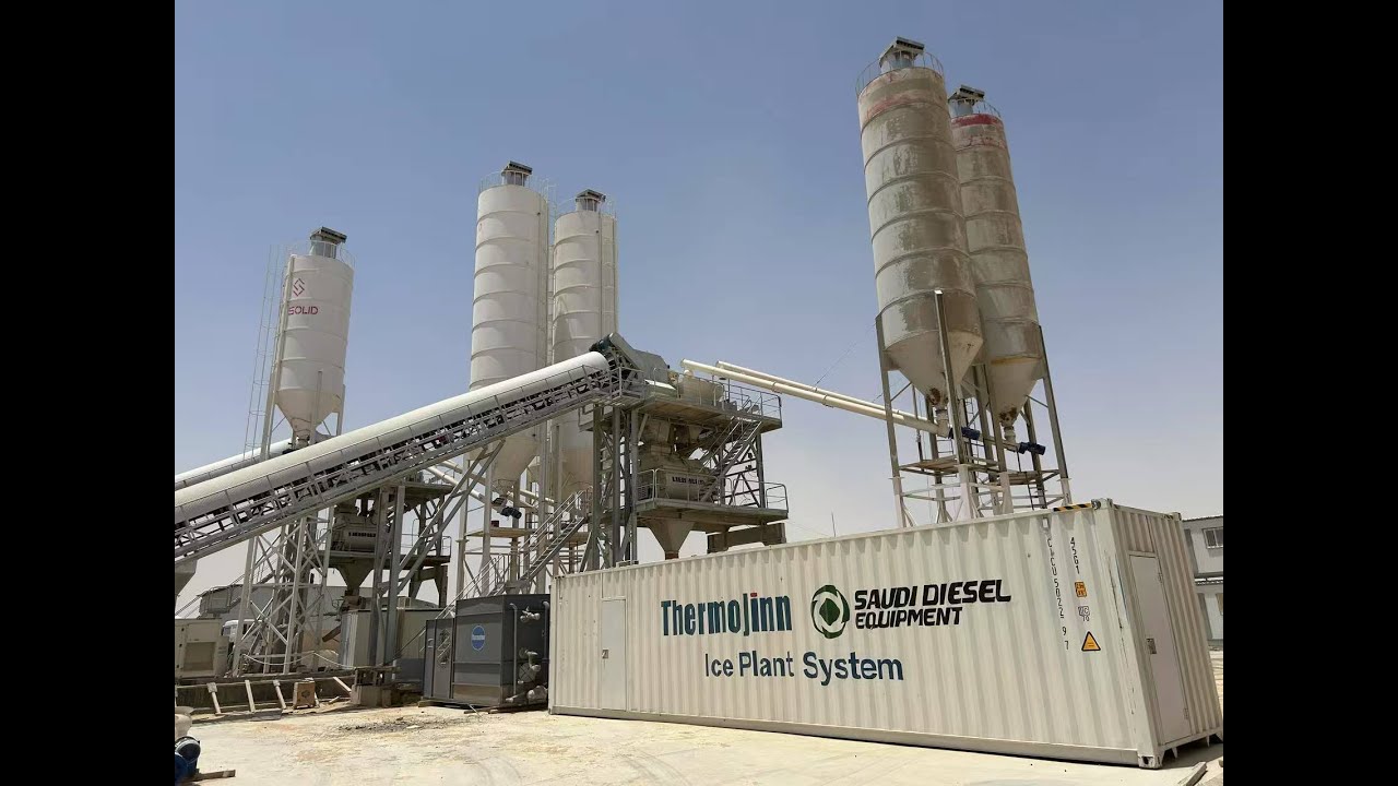 Thermojinn concrete cooling system