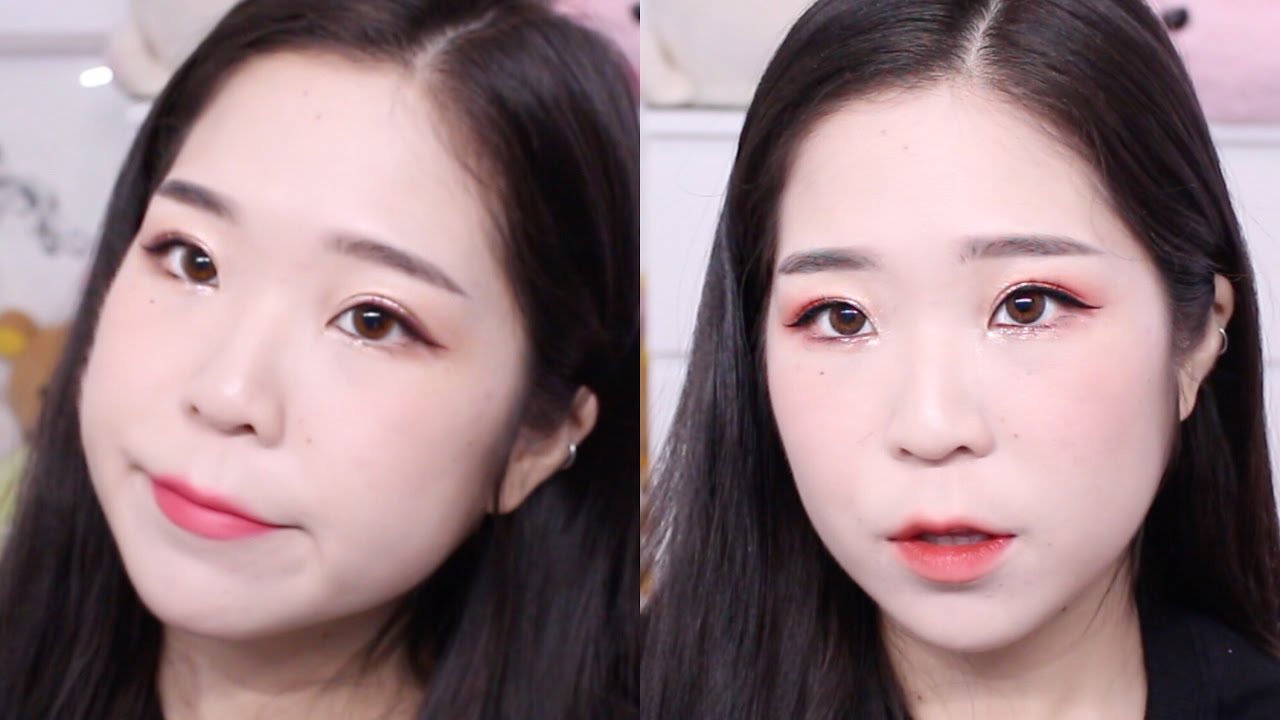 2 looks in 1: Christmas Makeup ! 🎅❤️