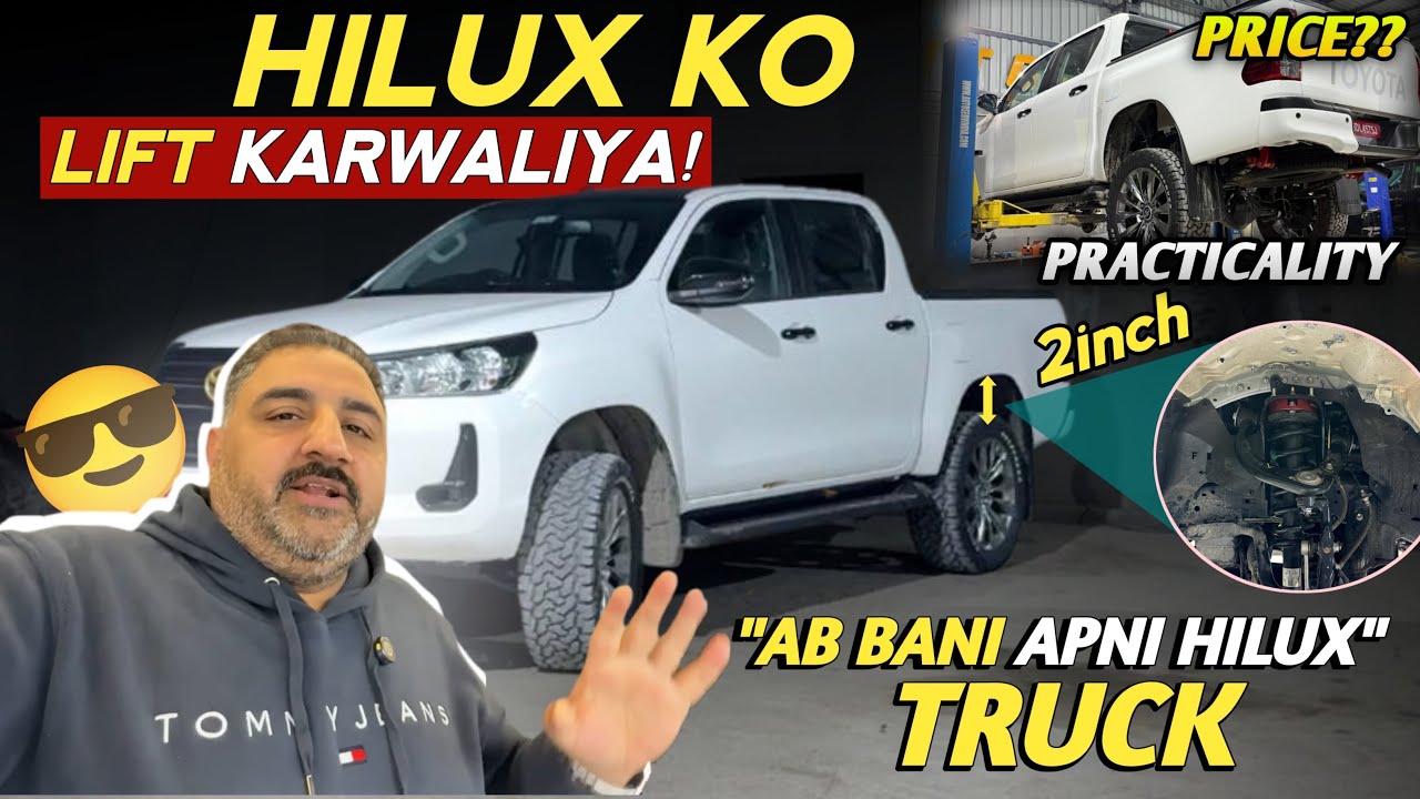HILUX 2.5 Inch Lift | Most Practical Lift kit | Practicality? Price? #lift #liftkit #hilux #modified