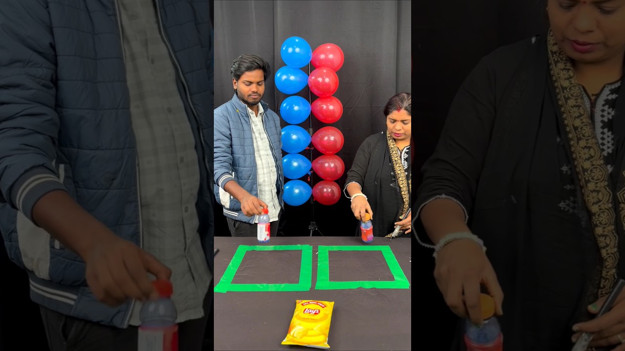 Bottle Flip Vs Balloon Pop Challenge