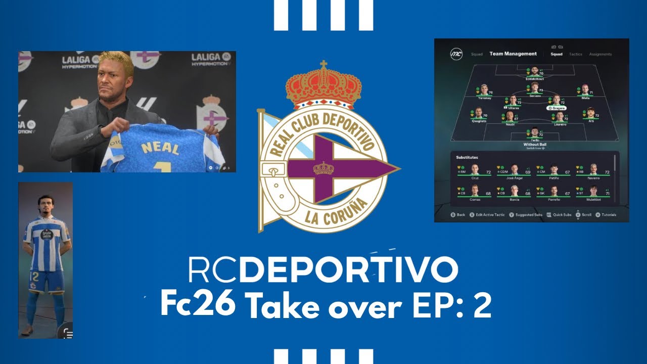 RC DEPORTIVO FC 26 TAKEOVER! #fc26 #fifa 