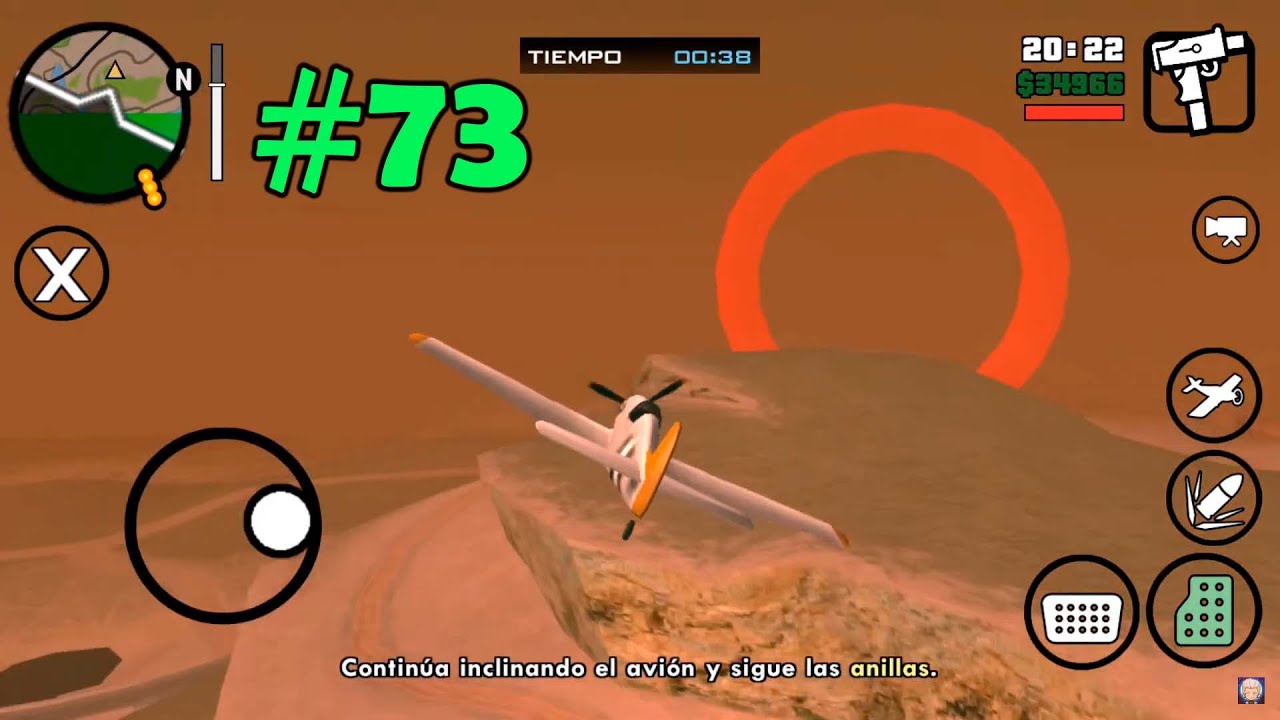 GTA San Andreas - Misión #73 - Escuela de Vuelo 100% Medallas de oro, Learning to Fly - Android, iOS